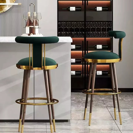 Bar Height Chair Luxury Wooden Bar Stool Chair