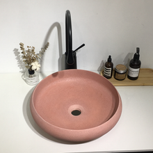 Charger l&#39;image dans la galerie, Stunning Terrazzo Bathroom Concrete Sink
