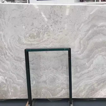 White wooden marble slabs cross cut wood grain marble slabs stone tiles