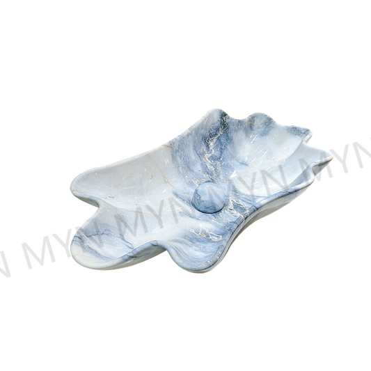 New Design Luxury carrara marble counter top wash basin sink wholesale ceramic marble wash basin