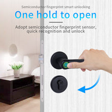 Cargar imagen en el visor de la galería, Fashion Luxury Zinc Alloy Split Smart Door Lock Biometric Fingerprint Door Lock for Home Apartment
