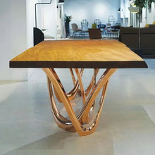 Загрузить изображение в средство просмотра галереи, Professional Design Wood Luxury Furnitures Modern Style Dinner Table
