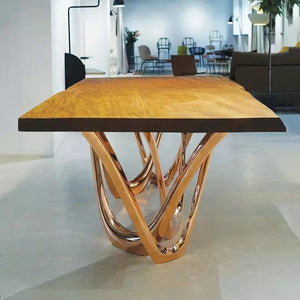 Professional Design Wood Luxury Furnitures Modern Style Dinner Table