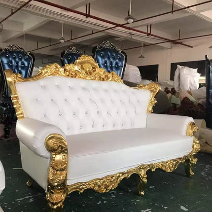 Wedding Royal Throne Chair Victorian royal king and queen hotel throne chairs for banquet and party