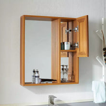 Загрузить изображение в средство просмотра галереи, carbon fiber mirrored cabinet bathroom furniture vanity
