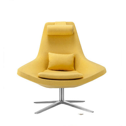 Fauteuil relax pivotant une place en tissu velours fibre de verre moderne, mobilier de salon, fauteuil d'appoint
