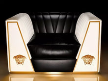 Cargar imagen en el visor de la galería, Black And White Designer Home Branded Luxury Sofa Living Room Sofa Sets Home Decor Leather Furniture

