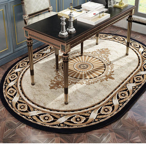 Luxury wool carpet floor mat Round Custom Carpets Washable Rug