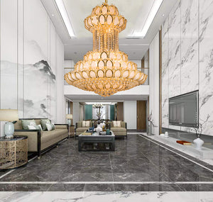 Luxury Style Restaurant Hotel Lobby Decoration Crystal LED Chandelier