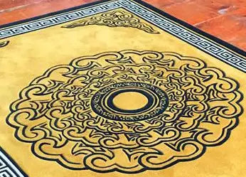 Luxury colorful floral pattern hand tufted woolen modern commercial carpet rug