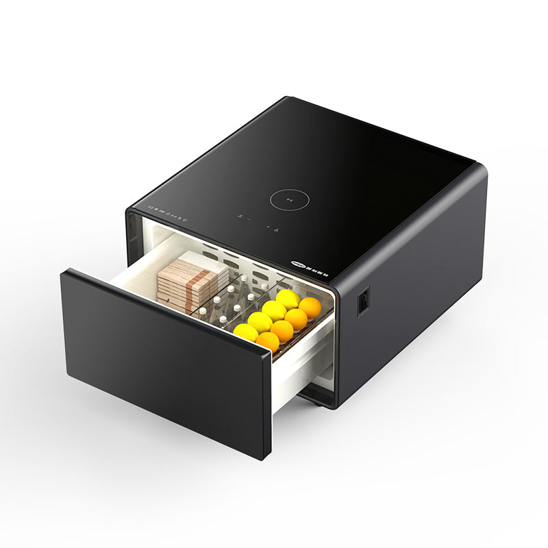 Smart Coffee Table Built in Fridge Smart Coffee Table Screen with Fridge Side Table with Charger and Led