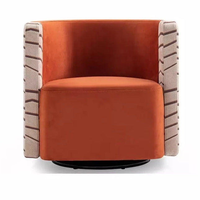 Rustikaler europäischer, lässiger Designer-Sessel im nordischen Stil, italienisches Design, Café-Sessel, neuer Luxus-Freizeitstuhl aus Stoff 