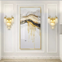 Загрузить изображение в средство просмотра галереи, Latest French Style Elegant Design Home Decor Living Room Bedroom Led Glass Brass Wall Light
