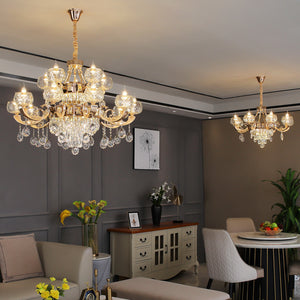 Contemporary Classic Zinc Alloy Large Size Living Room Interior Home Decor Pendant Lamp