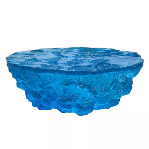 Sea Round Resin Table Sculpture For Outdoor