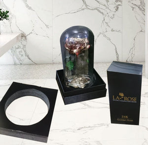 Preserved Gold Roses Gift Decoration