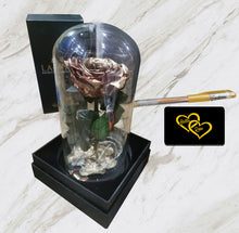 Load image into Gallery viewer, Preserved Gold Roses Gift Decoration
