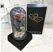 Cargar imagen en el visor de la galería, Preserved Gold Roses Gift Decoration
