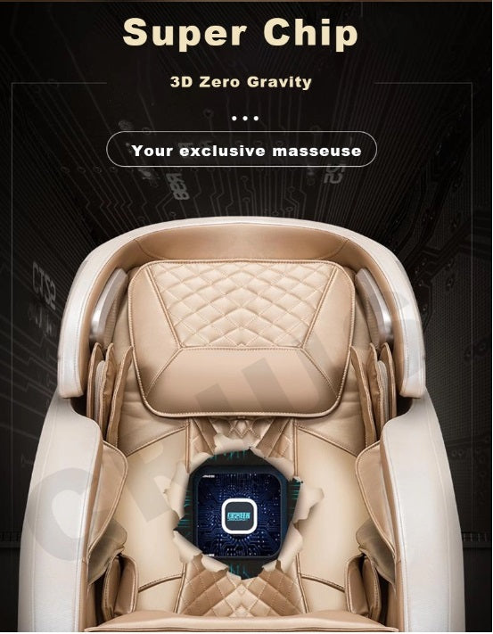 Japanese 3D Luxury Electric 4d zero gravity Full Body Shiatsu Recliner massage chair Customs Data