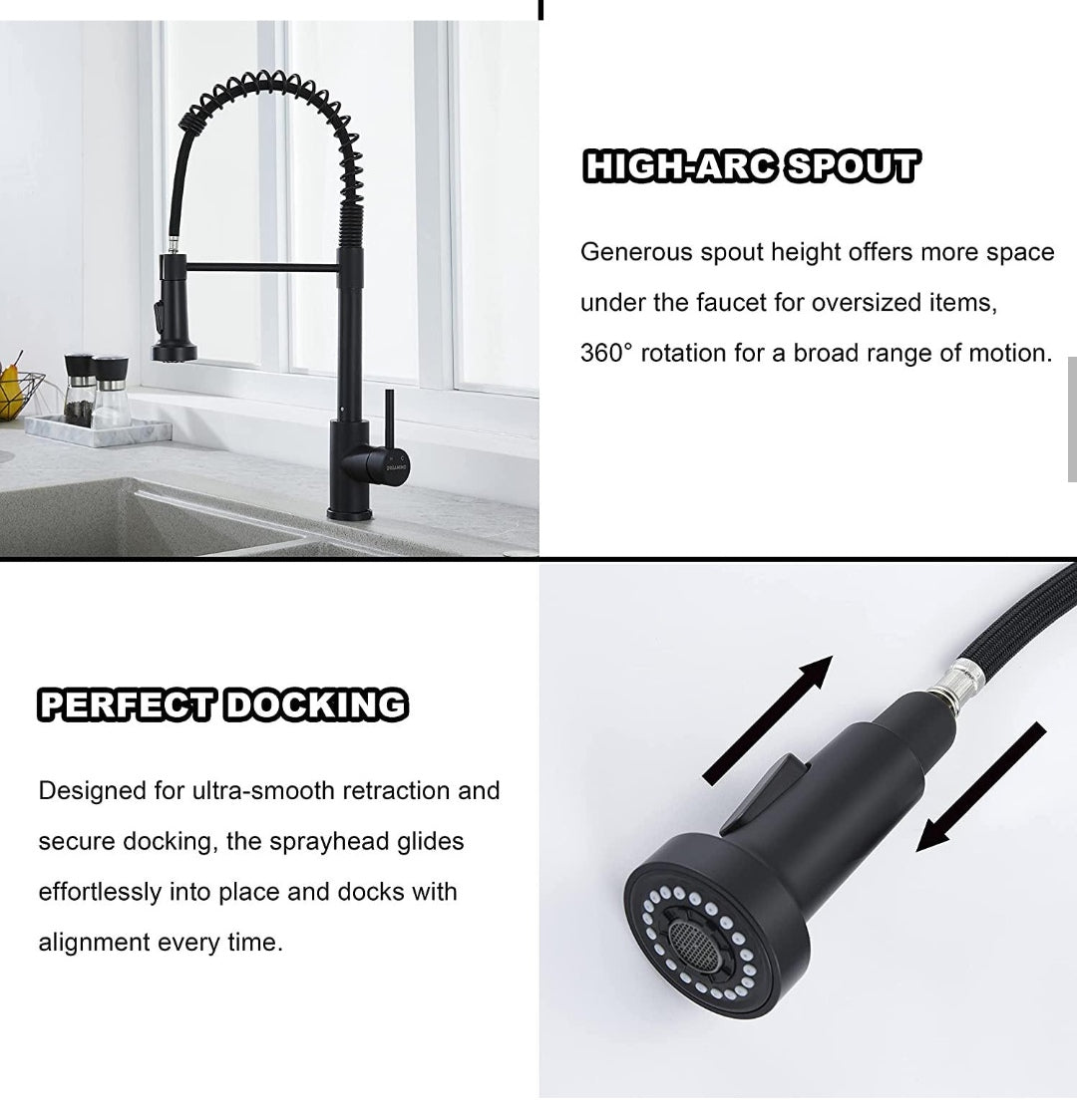 Best modern kitchen faucet for home

Kitchen faucet with pull down sprayer

Commercial pull out kitchen sink faucet

Touchless sensor kitchen faucet with sprayer

Contemporary stainless steel kitchen faucet

Easy install kitchen faucet for sink

High arc kitchen faucet with swivel spout

Durable kitchen tap for heavy use

Modern luxury kitchen faucet design