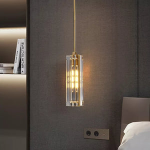 Modern Minimalist Crystal Pendant Lamp Restaurant Bar Light Luxury Glass Pendant Lamp