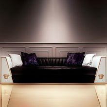 Charger l&#39;image dans la galerie, Black And White Designer Home Branded Luxury Sofa Living Room Sofa Sets Home Decor Leather Furniture
