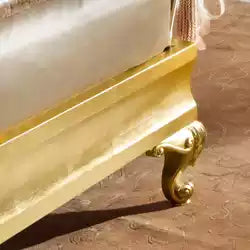 Italian Style Bed Furniture Royal Bedroom Sets Hand Carved Details Gold Set Customized Beds Frame Luxury Bed