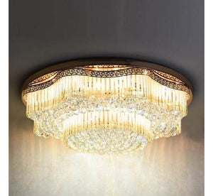 Nordic luxury led round modern ceiling light wholesale high quality modern crystal ceiling lamp