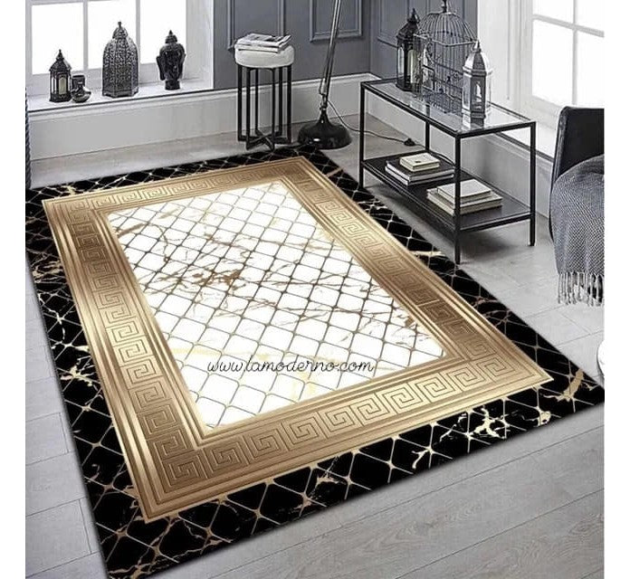 New Design luxury italian design versace  Customizable Carpet from size ,color and logo Made of New Zealand WooL