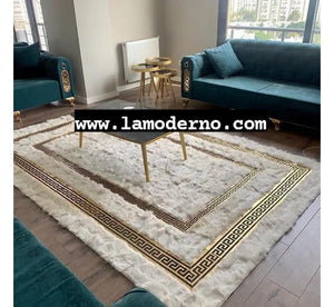 New Design luxury italian design versace  Customizable Carpet from size ,color and logo Made of New Zealand WooL