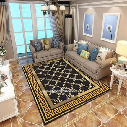 New Design luxury italian design versace Customizable Carpet from size ,color and logo Made of New Zealand WooL
