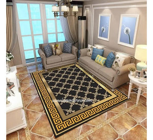 New Design luxury italian design versace Customizable Carpet from size ,color and logo Made of New Zealand WooL