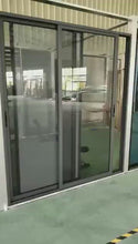 Load and play video in Gallery viewer, Aluminum glass  sliding balcony door design r   (PLEASE SEND YOUR SIZE).
