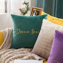 Загрузить изображение в средство просмотра галереи, Luxury Nordic Colorful Square Pillow cushion covers velvet embroidery cushion cover For Home Decor
