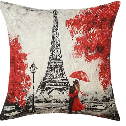 Decorative Pillows Cover Housse de Cushion Cover 45*45 18*18 Linen Printing Cushion Cover