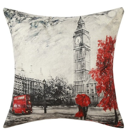 Decorative Pillows Cover Housse de Cushion Cover 45*45 18*18 Linen Printing Cushion Cover