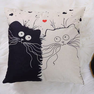 print pillow cushion covers cat decorative pillow covers animal cushion covers