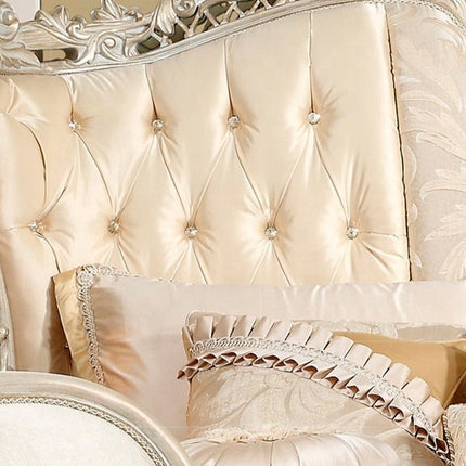 Antique royal solid wood bedroom set for home Luxury classic king size bedroom furniture