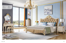 Cargar imagen en el visor de la galería, antique style custom factory supply king queen full size hotel wood frame beds
