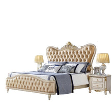 Load image into Gallery viewer, antique velvet headbords single kids with dressing table wooden bedroom furniture sets
