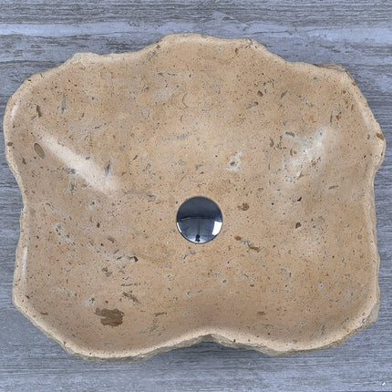 Art Bathroom Cream Marble Wash Basin