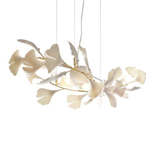 Art new ceramic ginkgo tree leaves chandelier designer personality "Price depends on the size you need"