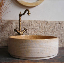 Load image into Gallery viewer, Bathroom Countertop Freestanding Stone Sinks
