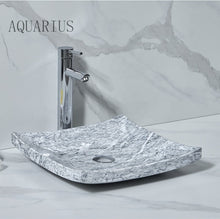 Lade das Bild in den Galerie-Viewer, natural stone marble sanitary ware white sinks
