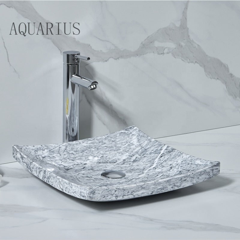 natural stone marble sanitary ware white sinks