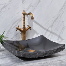 Lade das Bild in den Galerie-Viewer, Bathroom Marble Stone Basin Sink Bowl Bathroom Basin Stone
