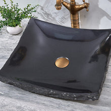 Load image into Gallery viewer, Bathroom Marble Stone Basin Sink Bowl Bathroom Basin Stone
