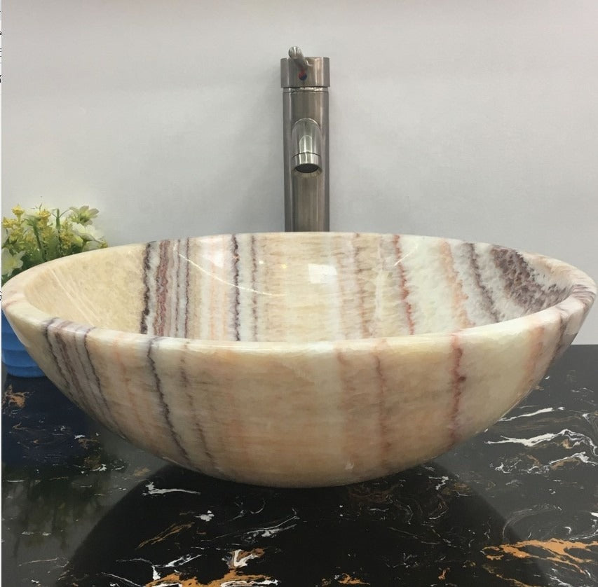 Beautiful Agate Stone Sink Basin Countertop