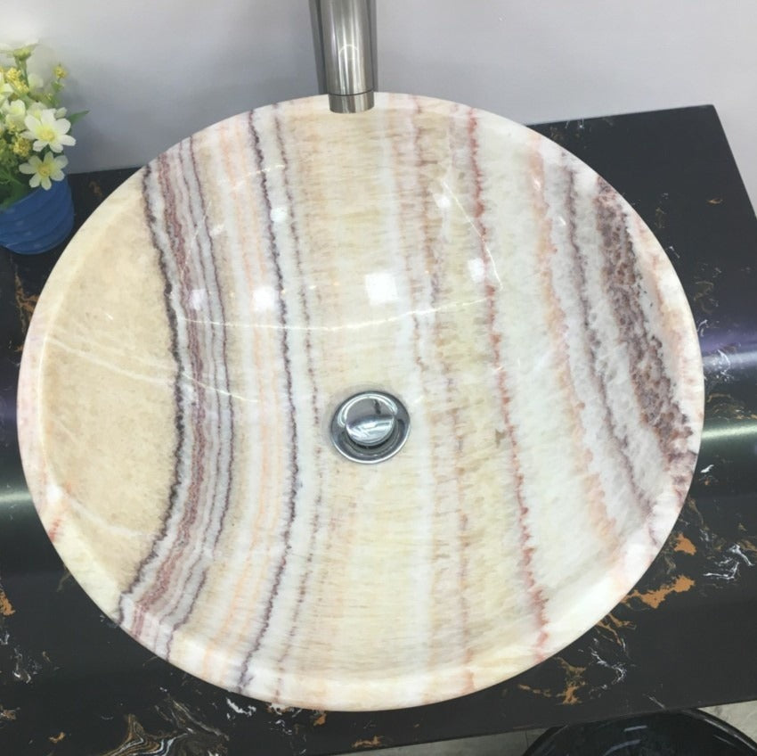 Beautiful Agate Stone Sink Basin Countertop