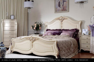 Bedroom Set Royal Luxury Bedroom Furniture, Antique Design Wooden Home Furniture Wood European Tufted